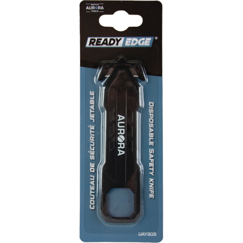 Couteau de s&eacute;curit&eacute; jetable READYEDGE, Acier inoxydable, Prise en Plastique Moffatt Supply & Specialties