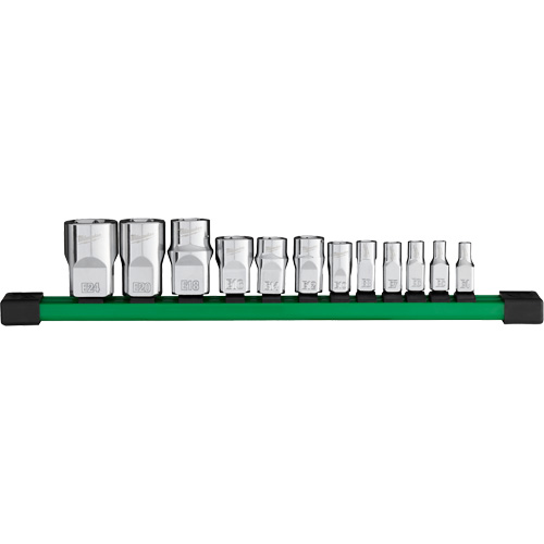 Jeu de douilles, Torx, Prise 1/4"/1/2"/3/8", 12 mr Moffatt Supply & Specialties