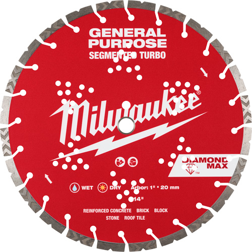 DIAMOND MAX Segmented Turbo General Purpose Diamond Blade Moffatt Supply & Specialties