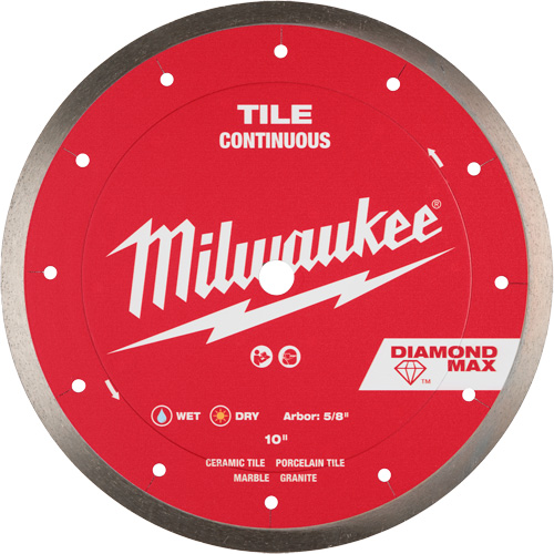 Lame diamant&eacute;e continue pour tuile DIAMOND MAX  Moffatt Supply & Specialties