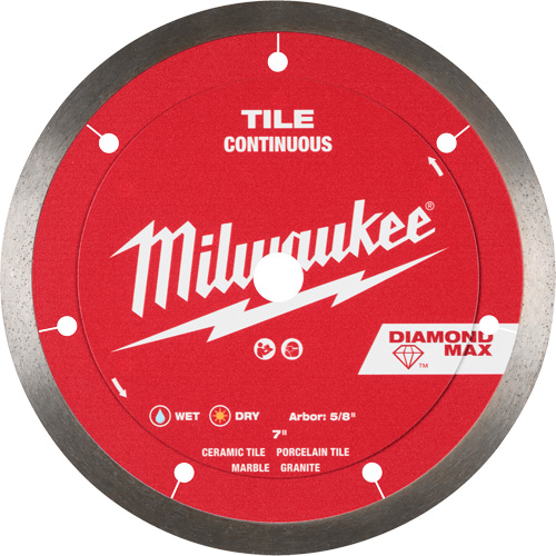 Lame diamant&eacute;e continue pour tuile DIAMOND MAX Moffatt Supply & Specialties