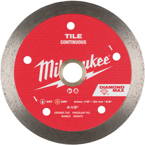DIAMOND MAX Continuous Tile Diamond Blade Moffatt Supply & Specialties
