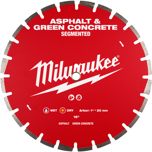 Asphalt & Green Concrete Segmented Diamond Blade Moffatt Supply & Specialties