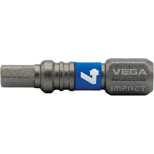 Impactech&reg; Insert Bit, Hex, 4 mm, 1/4" Drive Moffatt Supply & Specialties
