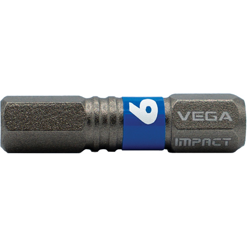 Impactech&reg; Insert Bit, Hex, 6 mm, 1/4" Drive Moffatt Supply & Specialties
