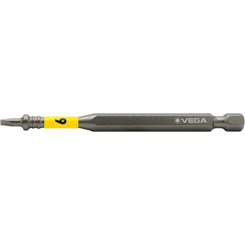 Embout pour outils &eacute;lectriques Impactech, Fente, Embout 6F-8R, Prise 1/4", Longueur 3-1/2" Moffatt Supply & Specialties