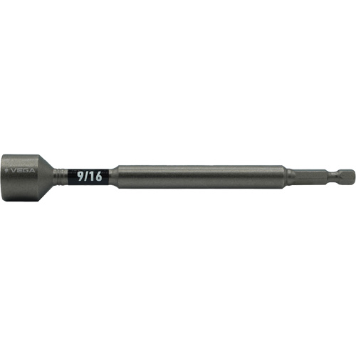 Impactech&reg; Nut Driver, 9/16" Tip, 1/4" Drive, 6" L, Magnetic Moffatt Supply & Specialties