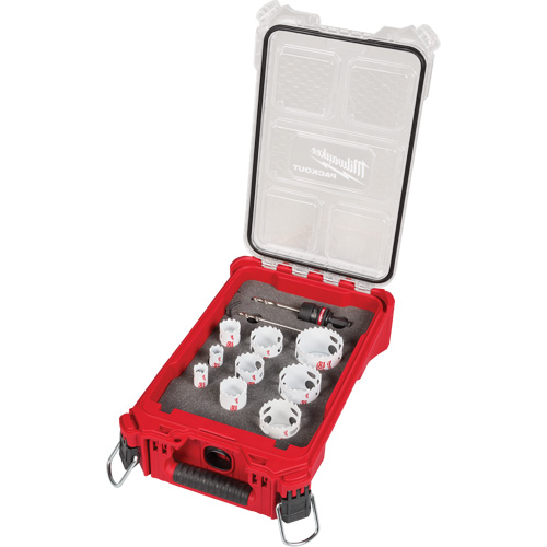QUIK LOK HOLE DOZER Bi-Metal Kit with PACKOUT Compact Organizer, 12 Pieces Moffatt Supply & Specialties