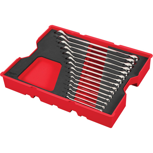 SAE Wrench Set with Tray for PACKOUT Drawers, Combination, 15 Pieces, Imperial Moffatt Supply & Specialties