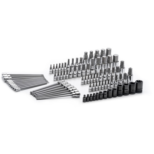Jeu de forets SAE/m&eacute;triques, Torx externe/Hexagonale/Sph&egrave;re hexagonale/Torx/Torx inviolable, Prise 1/4"/3/8"/1/2", 84 mr Moffatt Supply & Specialties