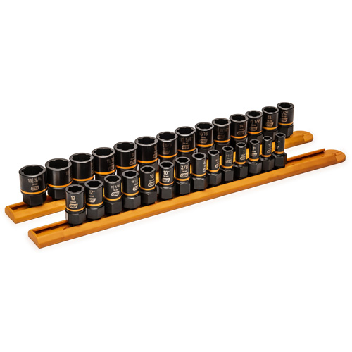 Bolt Biter Extraction Socket Set, 28 Pcs, Impact, 1/4"/3/8" Drive Size Moffatt Supply & Specialties