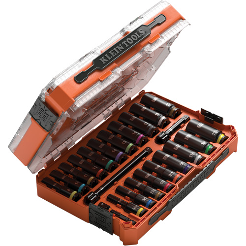 KNECT Drive Socket Set, 23 Pcs, Impact, 3/8" Drive Size, Deep Moffatt Supply & Specialties