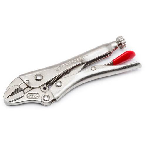 Pince-&eacute;tau avec coupe-fils, Longueur 7", M&acirc;choire courb&eacute;e Moffatt Supply & Specialties