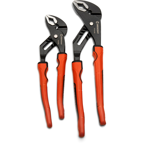 Grip Zone V-Jaw Tongue & Groove Plier Set with Dual Material Rawhide Handle, 2 Pieces Moffatt Supply & Specialties