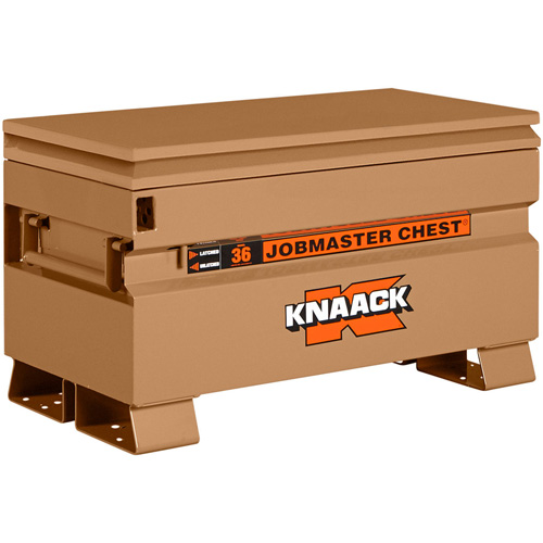 Coffre de chantier mod&egrave;le 36 avec cadenas, 36" x 19" x 21-1/2", Acier, Havane Moffatt Supply & Specialties