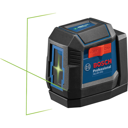 Laser &agrave; lignes crois&eacute;es auto-nivelant &agrave; faisceau vert Moffatt Supply & Specialties