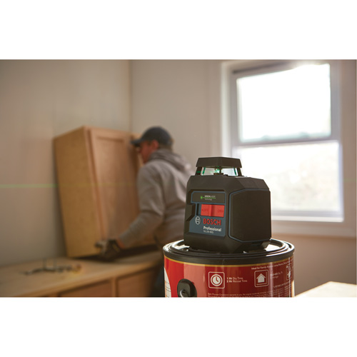 Green-Beam Self-Leveling 360° Cross-Line Laser Moffatt Supply & Specialties
