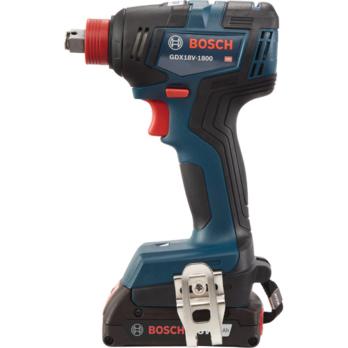 Ensemble visseuse/cl&eacute; &agrave; chocs 2-en-1 pour embouts et douilles, 1/2", 1800 lb-po Couple max., 18 V, Lithium-ion Moffatt Supply & Specialties