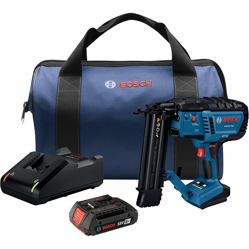 Brushless 18-Gauge Brad Nailer Kit with Standard Power Battery, 18 V, Lithium-Ion Moffatt Supply & Specialties
