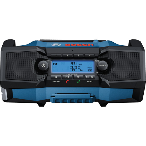 Compact Jobsite Radio with Bluetooth&reg; 5.0, Lithium-Ion, 18 V Moffatt Supply & Specialties