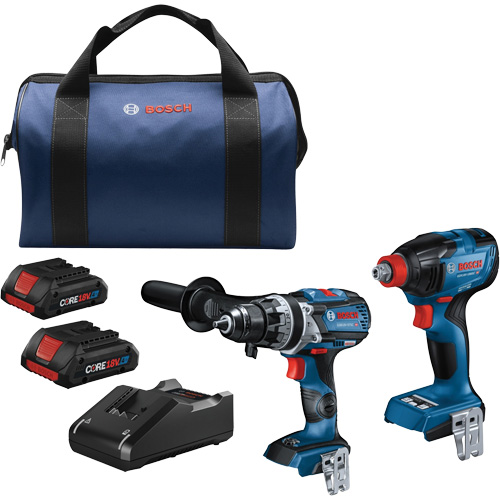 2-Tool Combo Kit, Lithium-Ion, 18 V Moffatt Supply & Specialties