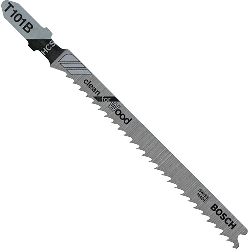 Lames de scie sauteuse, Acier au carbone, Tige en T, 4" lo, 10 dents par pouce Moffatt Supply & Specialties