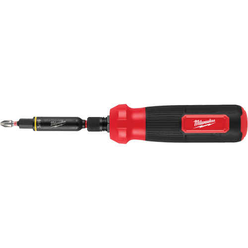 8-IN-1 Multi-Bit & Nut Driver with SHOCKWAVE Impact Duty Bits & Nut Drivers, 8-1/3" L, Cushion Grip Handle Moffatt Supply & Specialties