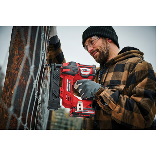 18V Cordless Narrow Crown Stapler (Tool Only), 1/4" Staples Moffatt Supply & Specialties