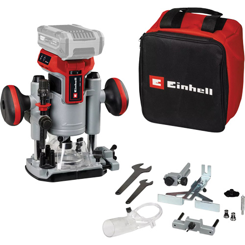 Professional Cordless Compact Router with Fixed Base & Plunge Base (Tool Only) Moffatt Supply & Specialties