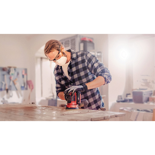 Ponceuse orbitale 5” sans fil (outil seulement), papier sabl&eacute; 5", 18 V, 14000 - 22000 OPM Moffatt Supply & Specialties