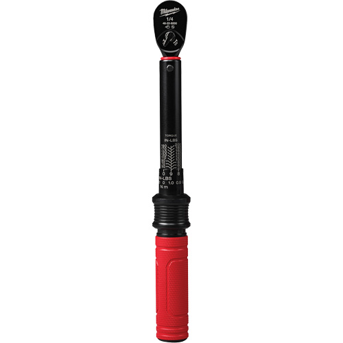 Cl&eacute; dynamom&eacute;trique, &agrave; cliquer, Entraînement 1/4" carr&eacute;, 4,5 - 22,6 Nm/40 - 200 lb-po Moffatt Supply & Specialties