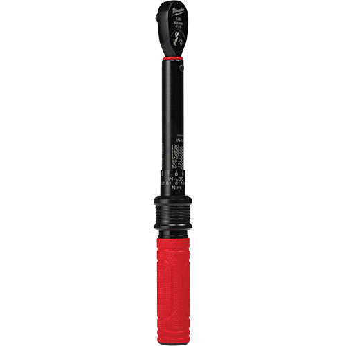 Cl&eacute; dynamom&eacute;trique, &agrave; cliquer, Entraînement 1/4" carr&eacute;, 4,5 - 22,6 Nm/40 - 200 lb-po Moffatt Supply & Specialties