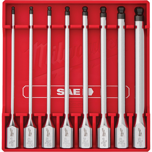 Jeu de douilles longues &agrave; embouts SAE, Sph&egrave;re hexagonale, Prise 3/8", 8 mr Moffatt Supply & Specialties