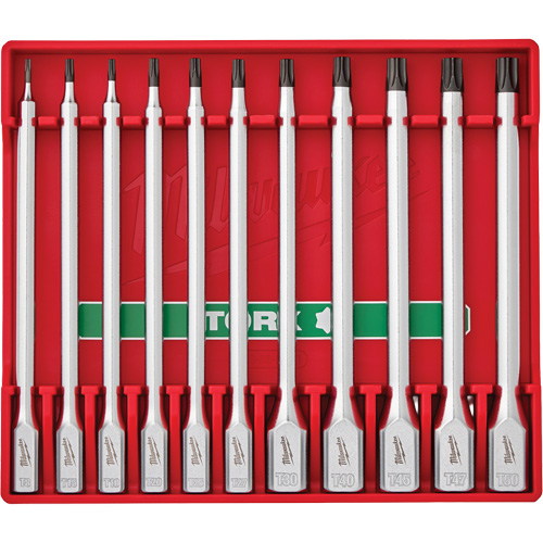 Jeu de douilles &agrave; embouts longues, Torx, Prise 1/4"/3/8", 11 mr Moffatt Supply & Specialties