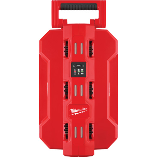 M18 Six Bay Daisy Chain Rapid Charger w/ PACKOUT Compatibility, 18 V, Lithium-Ion Moffatt Supply & Specialties