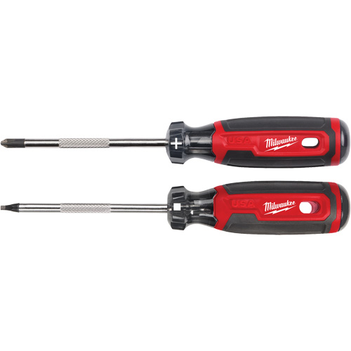 Cushion Grip Screwdriver Set, 2 Pcs. Moffatt Supply & Specialties