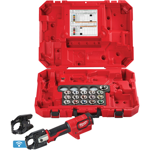Sertisseuse M18 FORCE LOGIC 600 MCM Cu avec matrices et m&acirc;choire &eacute;tendue 750 MCM Moffatt Supply & Specialties