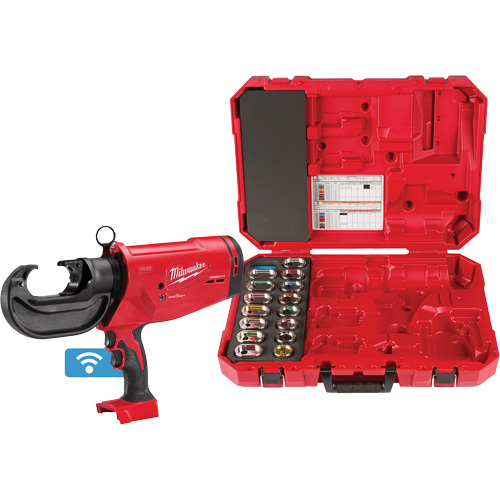 M18 FORCE LOGIC 750 MCM Crimper with #6 - 750 MCM Al Dies Moffatt Supply & Specialties