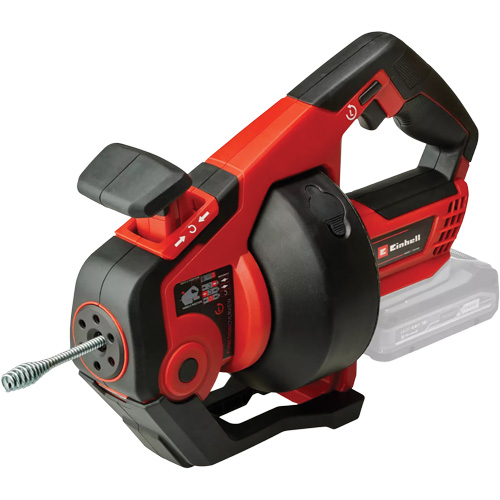 TE-DA 18/760 Li 18V Cordless Drain Auger (Tool Only), Powered, 25' Cable Length, 1/4" Cable Diameter Moffatt Supply & Specialties
