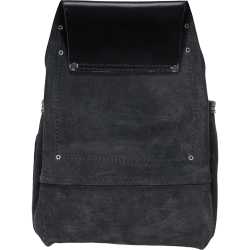 Sac robuste Phantom pour clous et outils, Cuir, 10 pochettes, Noir Moffatt Supply & Specialties