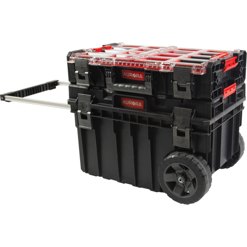 2-Piece Arx&reg; Rolling Tool Chest Set, 23-4/5" x 16" x 20-3/5", Black Moffatt Supply & Specialties