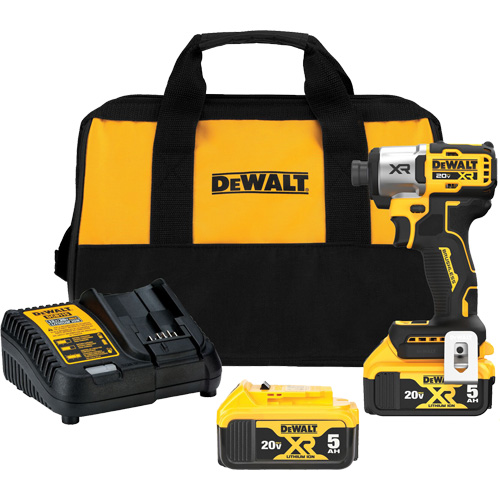 MAX* XR&reg; 3-Speed Impact Driver Kit, 1/4", 1825 in-lbs Max. Torque, 20 V, Lithium-Ion Moffatt Supply & Specialties