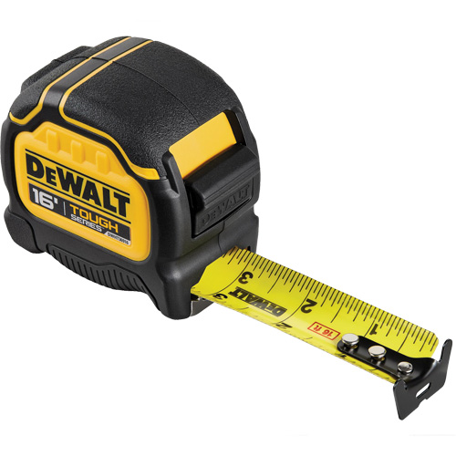 TOUGHSERIES Tape Measure, 16', Imperial Graduations Moffatt Supply & Specialties