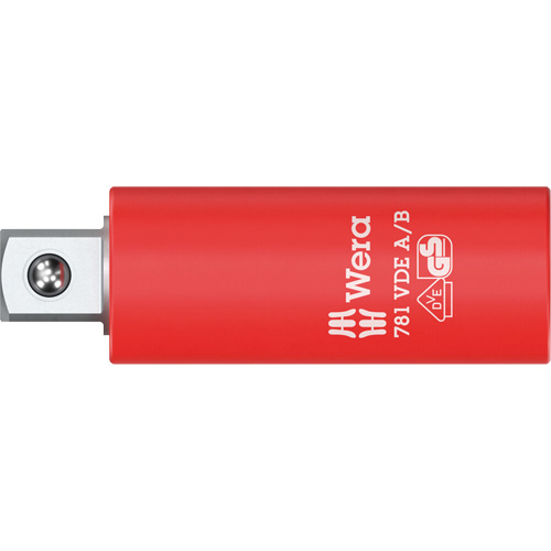 Adaptateur isol&eacute; VDE A/B, Prise 1/4", Douille 3/8", 2,78" lo, Sph&eacute;rique Moffatt Supply & Specialties
