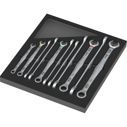Insert en mousse 9735 pour jeu 6007 Joker 1, Combinaison &agrave; cliquet, 12 morcea Moffatt Supply & Specialties