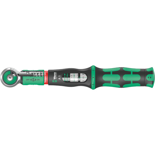 Safe-Torque A 1 Torque Wrench, Click, 1/4" Square Drive, 2 - 9 lbf. Ft Moffatt Supply & Specialties