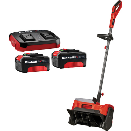 Ensemble pelle &agrave; neige sans fil 36 V avec batteries et chargeur, Largeur de 16" (40,64 cm) Moffatt Supply & Specialties