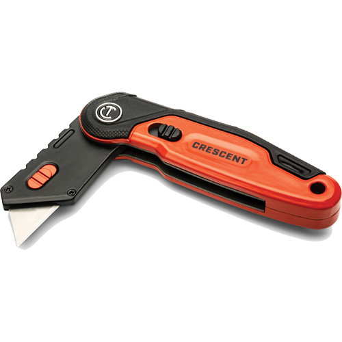 Couteau utilitaire pliant, 1" lame, lame en Acier, poign&eacute;e en Aluminium Moffatt Supply & Specialties