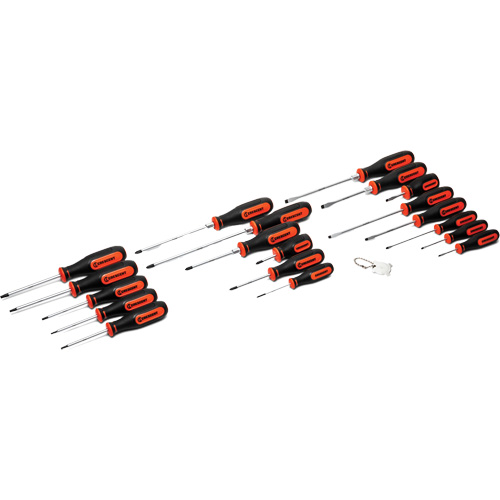 Dual Material Screwdriver Set, 20 Pcs. Moffatt Supply & Specialties