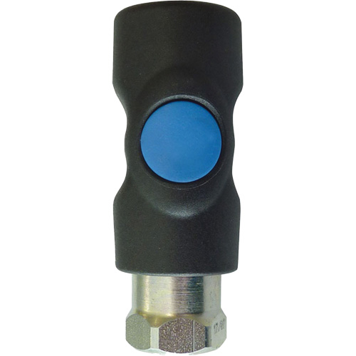 TOPQUIK S1 Industrial Quick Coupler, Polyester Composite/Stainless Steel, 1/4", Female NPT, 174 PSI Moffatt Supply & Specialties